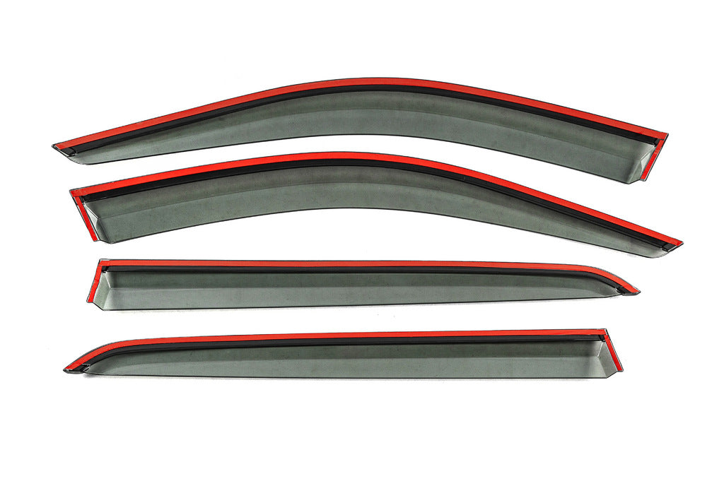 Window Deflectors with Chrome Trim Niken Luxury (4 pcs) for Volvo XC40 2018- - image 3