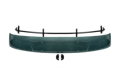 Windshield visor on frame (black gloss, semi-transparent, 5mm) for Volkswagen Crafter 2006-2016 - image 1