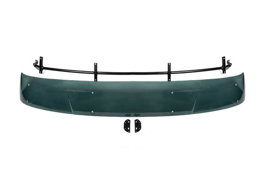 Windshield visor on frame (black gloss, semi-transparent, 5mm) for Volkswagen Crafter 2006-2016 - image 1