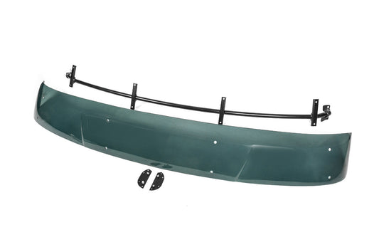 Windshield visor on frame (black gloss, semi-transparent, 5mm) for Volkswagen Crafter 2006-2016 - image 2
