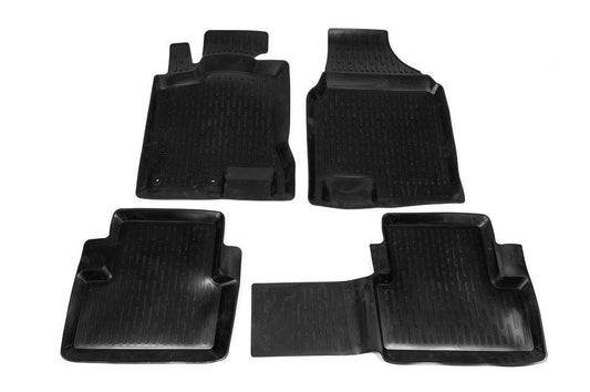 Rubber mats (4 pieces, Niken 3D) for Nissan Qashqai 2010-2014 - Reelken Auto