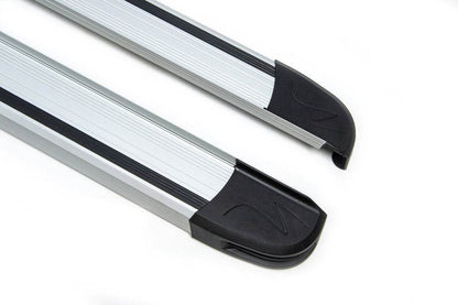 Lateral platforms Maya V4 (2 pieces, aluminum) for Audi Q7 2015- - Reelken Auto