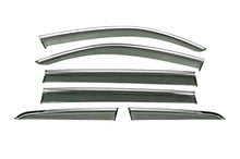 Window Deflectors with Chrome Trim Niken Luxury (6 pcs) for Volkswagen Atlas (Terramont) 2016- - image 2