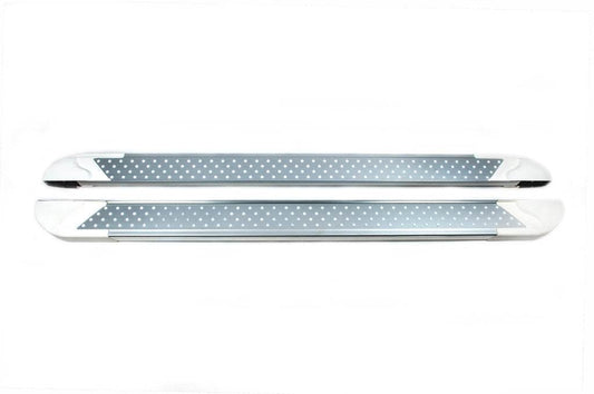 Side area Allmond White (2 pcs., Aluminum) for Honda Pilot 2008-2015 - Reelken Auto