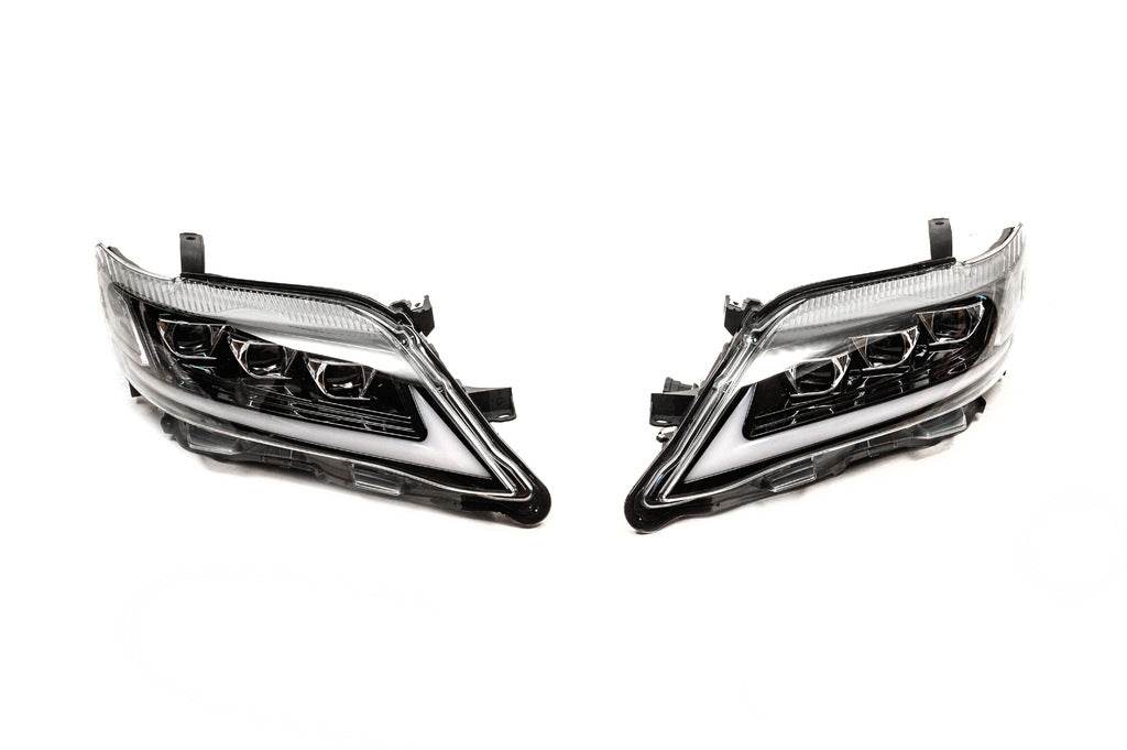 Lexus-design V1 headlights (restyling, 2 pcs.) for Toyota Camry 2006-2011 - Reelken Auto