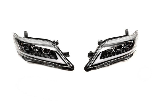 Lexus-design V1 headlights (restyling, 2 pcs.) for Toyota Camry 2006-2011 - Reelken Auto