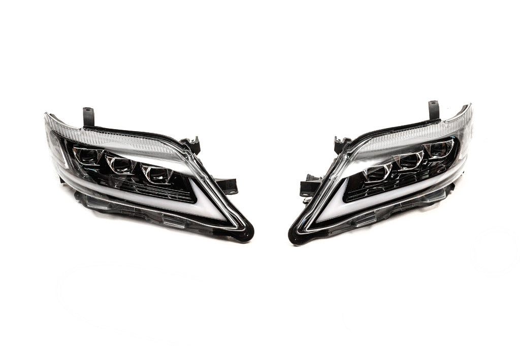 Front Headlights Lexus-Design V1 (Facelift, 2 pcs) for Toyota Camry 2006-2011 - image 2