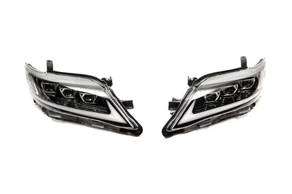 Front Headlights Lexus-Design V1 (Facelift, 2 pcs) for Toyota Camry 2006-2011 - image 2