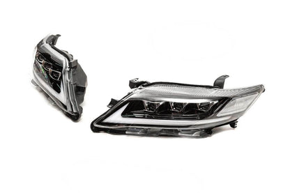 Lexus-design V1 headlights (restyling, 2 pcs.) for Toyota Camry 2006-2011 - Reelken Auto