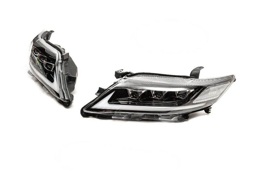 Lexus-design V1 headlights (restyling, 2 pcs.) for Toyota Camry 2006-2011 - Reelken Auto