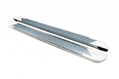 Side Steps Allmond White (2 pcs, Aluminum) for Kia Sorento II XM 2009-2014 - image 1