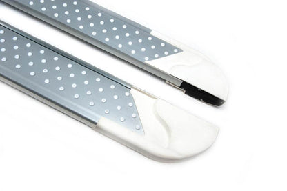 Side area Allmond White (2 pcs., Aluminum) for Audi Q3 2011-2019 - Reelken Auto