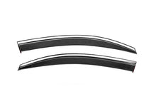 Window Deflectors with Chrome Trim Niken Luxury (2 pcs) for Volkswagen Caddy 2010-2015 - image 2