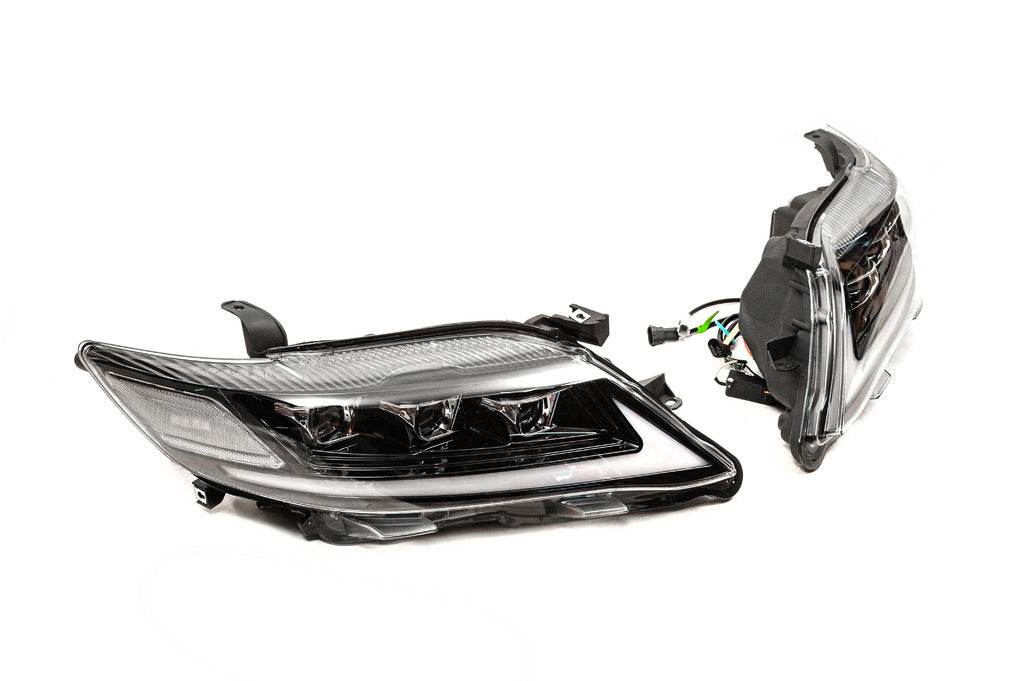 Lexus-design V1 headlights (restyling, 2 pcs.) for Toyota Camry 2006-2011 - Reelken Auto