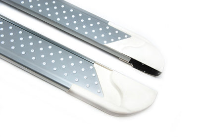 Side Steps Allmond White (2 pcs, Aluminum) for Hyundai Santa Fe 3 2012-2018 - image 3