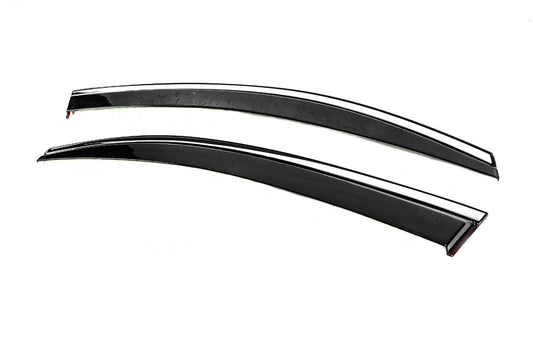 Niken Luxury chrome windbreakers (2 pcs) for Volkswagen Caddy 2010-2015 - image 2