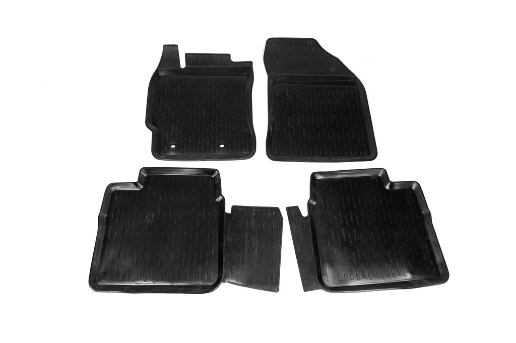 Rubber Floor Mats (4 pcs, Niken 3D) for Toyota Corolla 2013-2019 - image 2