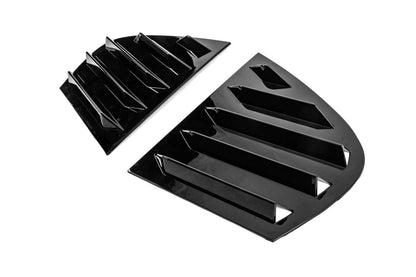 Rear Window Covers DPT (Gloss Black, 2pcs) for BMW 3 Series E90/E91 2005-2011 - image 3
