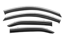 Window Deflectors with Chrome Trim Niken Luxury (4 pcs) for Toyota Camry 2006-2011 - image 1