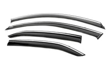 Window Deflectors with Chrome Trim Niken Luxury (4 pcs) for Toyota Camry 2006-2011 - image 2