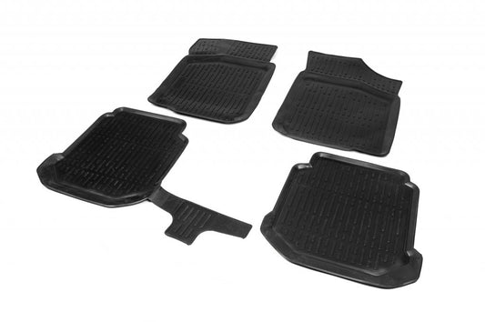Rubber Floor Mats (4 pcs, Niken 3D) for Skoda Octavia I Tour A4 1996-2010 - image 1