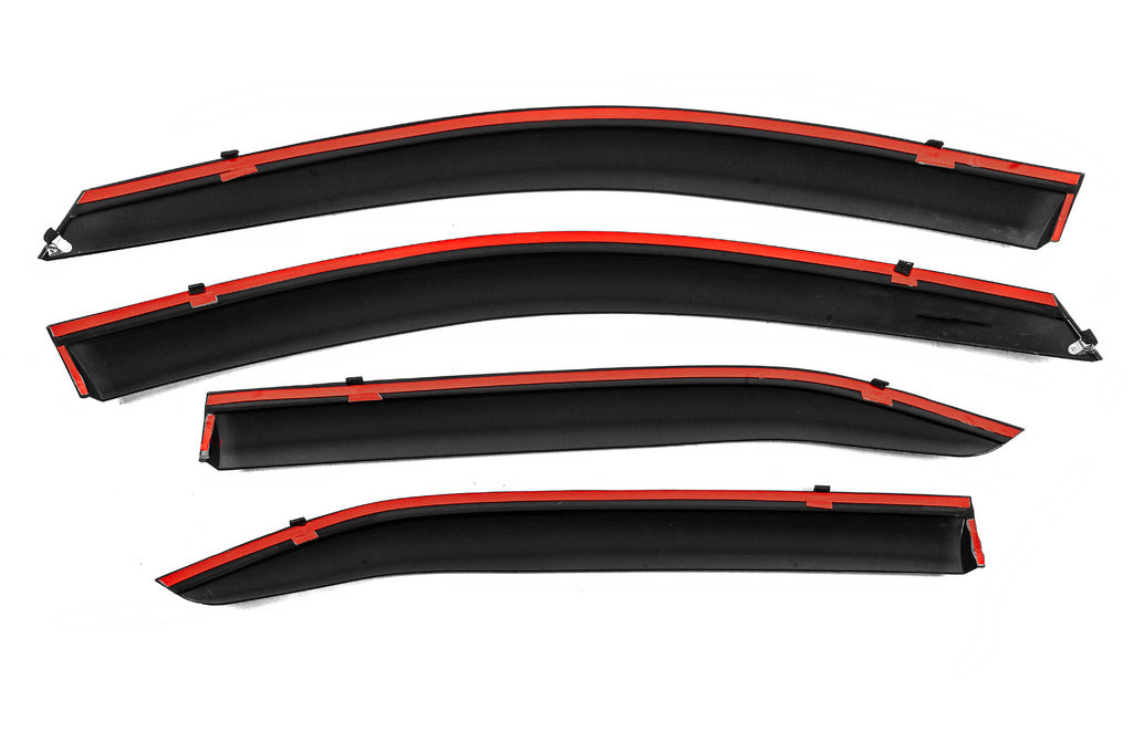 Window Deflectors with Chrome Trim Niken Luxury (EU, 4 pcs) for Toyota Camry 2006-2011 - image 3