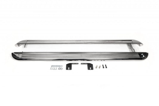 Premium Side Steps (2 pcs, Stainless Steel) for Ford Transit 2014- - image 2