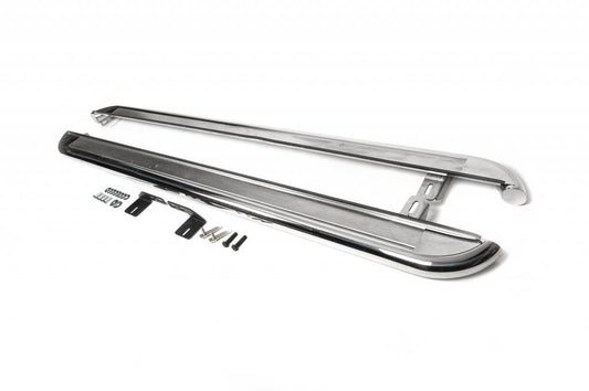 Side platform, Premium (2 pieces, stainless steel) for Dodge Nitro 2007↗ - Reelken Auto