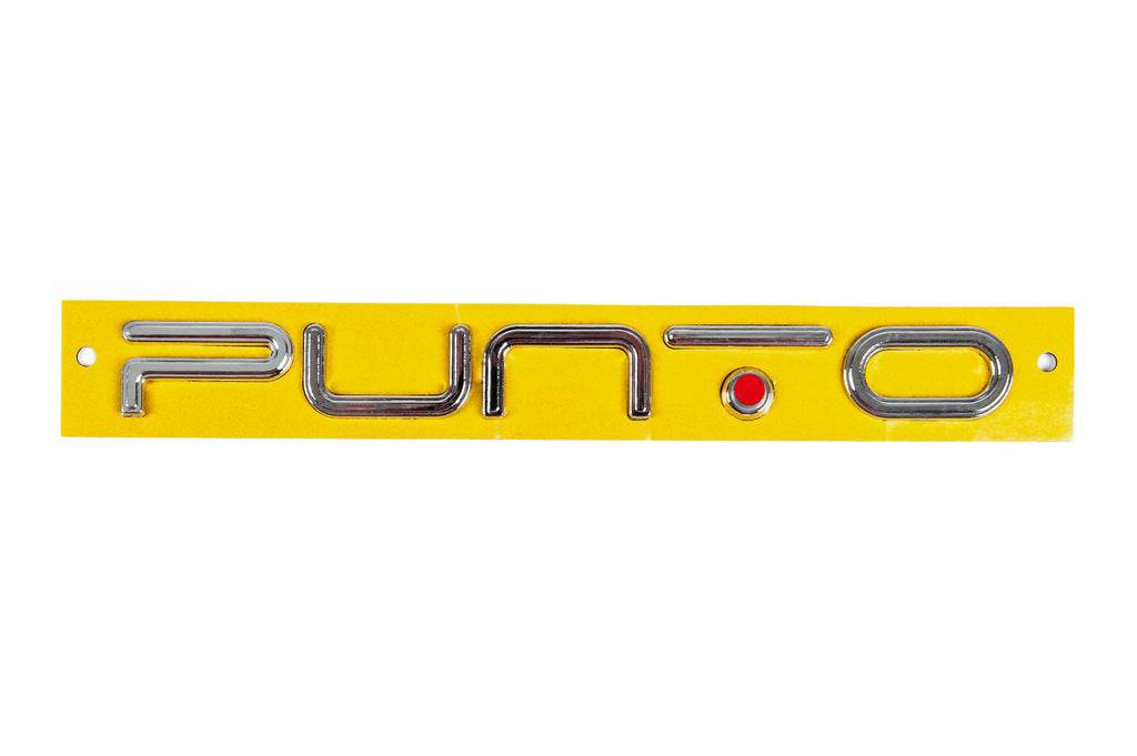 Punto inscription for EVO (red dot, 2037a) for Fiat Punto Grande/EVO 2006-2018 - Reelken Auto