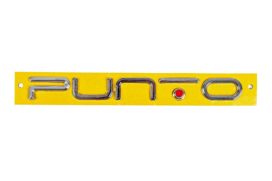 Punto inscription for EVO (red dot, 2037a) for Fiat Punto Grande/EVO 2006-2018 - Reelken Auto