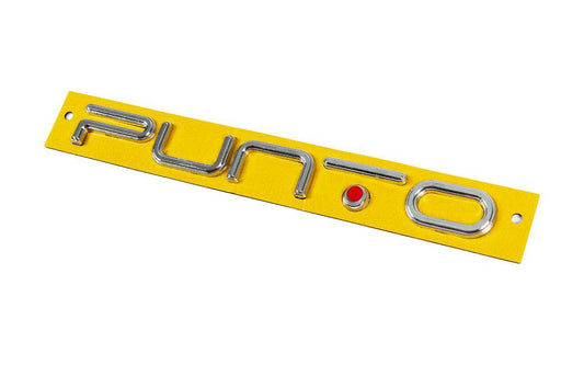 Punto inscription for EVO (red dot, 2037a) for Fiat Punto Grande/EVO 2006-2018 - Reelken Auto