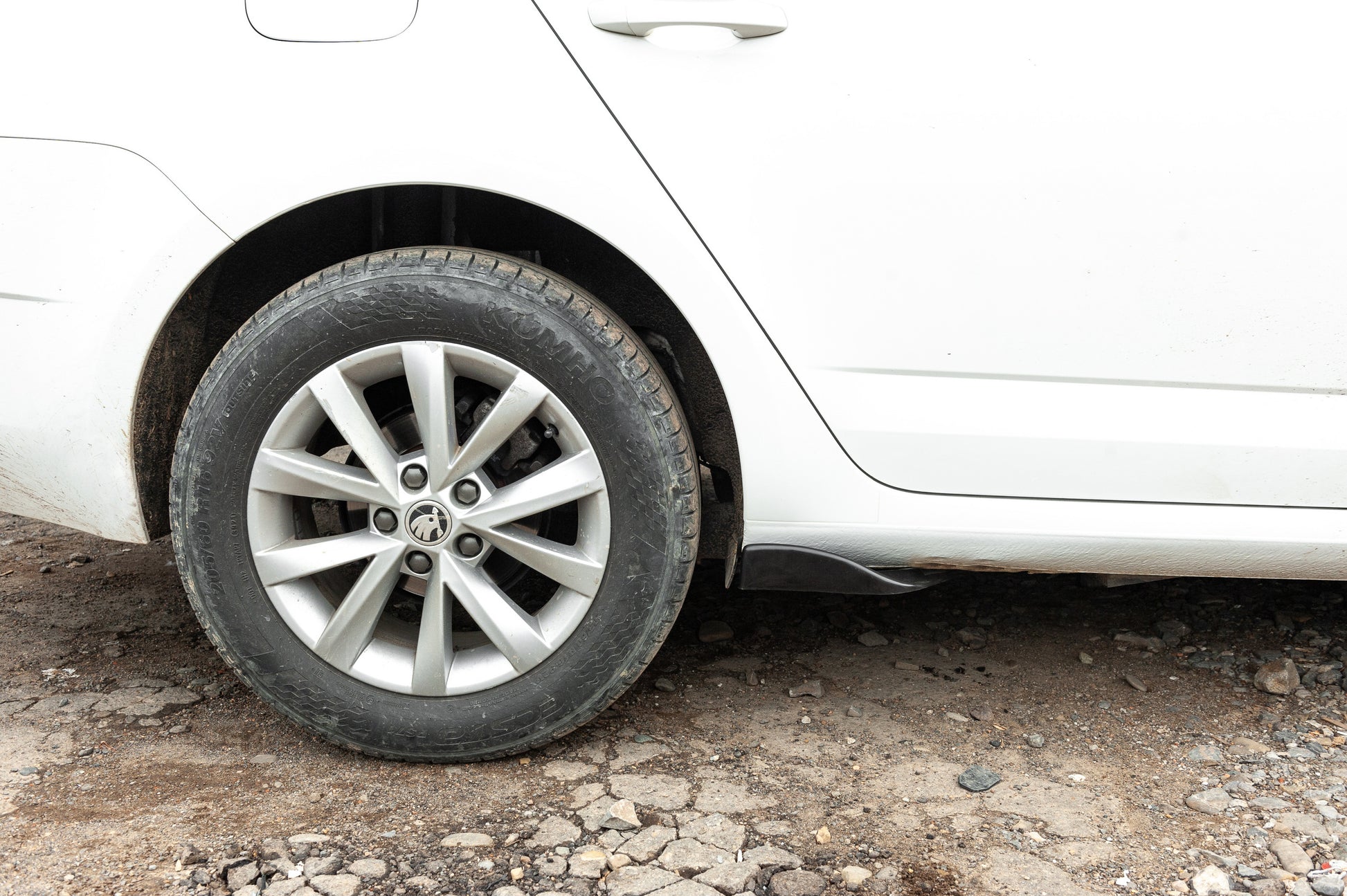 Universal Flap Side Skirt Extensions Type-F (2 pcs, Gloss Black, ABS Plastic) - image 11