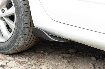 Universal Flap Side Skirt Extensions Type-F (2 pcs, Gloss Black, ABS Plastic) - image 12