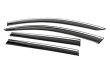 Window Deflectors with Chrome Trim Niken Luxury (SW, 4 pcs) for Volkswagen Passat B6 2006-2012 - image 2
