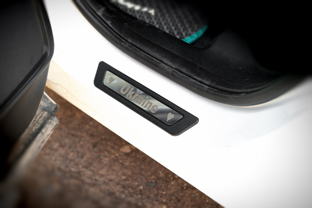 Door sill protectors Honda eNP1 (Ukraine, 4 pcs, stainless steel) for Honda eNP1 2022- - image 4