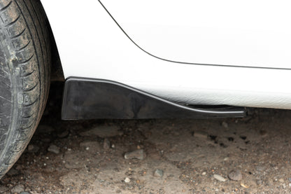 Universal Flap Side Skirt Extensions Type-C (2 pcs, Gloss Black, ABS Plastic) - image 5