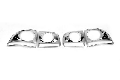 Chrome Tail Light Covers 2008-2011 (2 pcs, plastic) for Volkswagen Touareg 2002-2010 - image 2