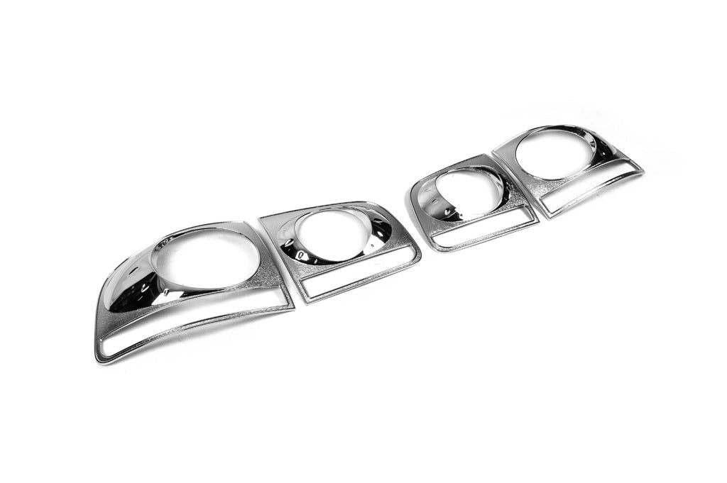 Chrome Tail Light Covers 2008-2011 (2 pcs, plastic) for Volkswagen Touareg 2002-2010 - image 4