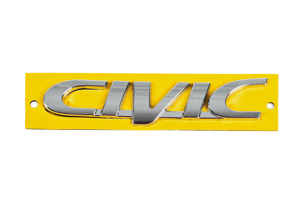 Civic emblem badge (125mm x 25mm) for Honda Civic 1995-2001 - image 1