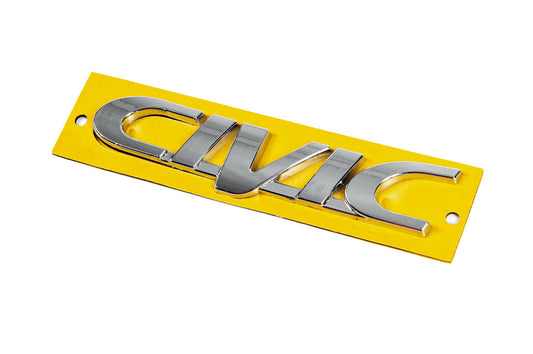 Civic emblem badge (125mm x 25mm) for Honda Civic 1995-2001 - image 2
