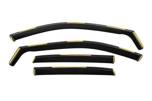 In-Channel Wind Deflectors Niken Luxury (4 pcs) for Nissan Qashqai 2021- - image 1