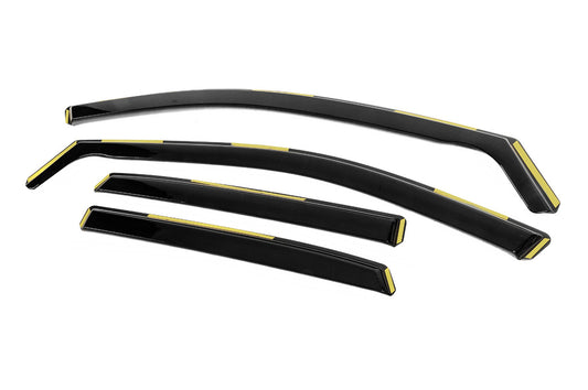 In-Channel Wind Deflectors Niken Luxury (4 pcs) for Nissan Qashqai 2021- - image 2