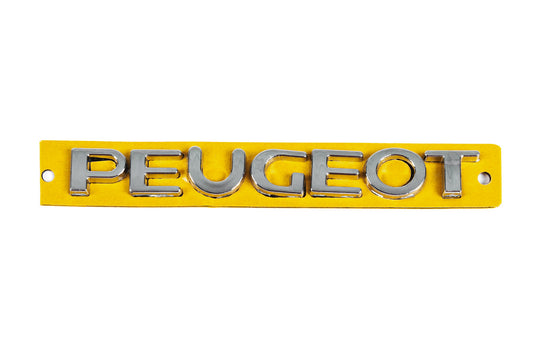 Emblem Peugeot 8665.PW (137mm x 15mm) for Peugeot 207 2006-2014 - image 1