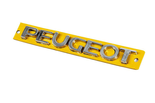 Inscription Peugeot 8665.PW (137mm by 15mm) for Peugeot 207 - Reelken Auto
