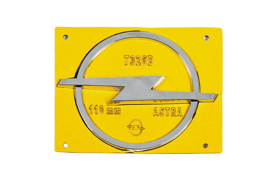 Opel badge 7326D (110mm by 140mm) for Opel - Reelken Auto