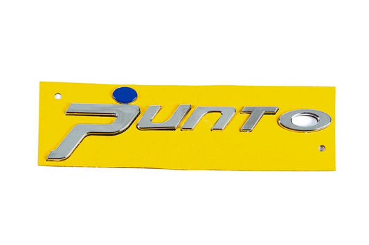 Punto inscription for Grande (blue dot, 1518a) for Fiat Punto Grande/EVO 2006-2018 - Reelken Auto
