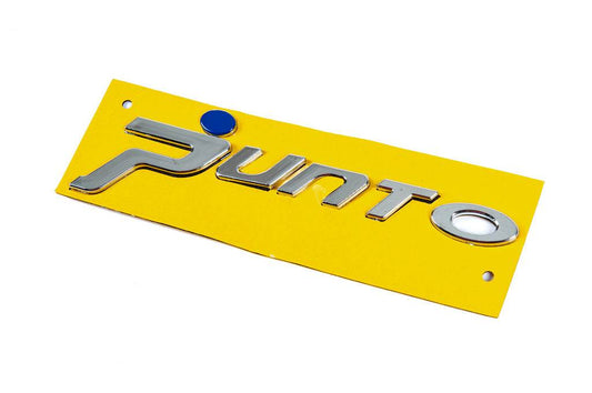 Punto inscription for Grande (blue dot, 1518a) for Fiat Punto Grande/EVO 2006-2018 - Reelken Auto