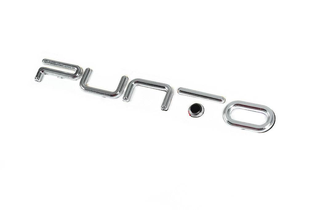 Punto lettering for EVO (black dot, 2037b) for Fiat Punto Grande/EVO 2006-2018 - Reelken Auto
