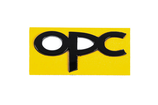 Emblem OPC 36mm x 85mm (Black) for Opel - image 1