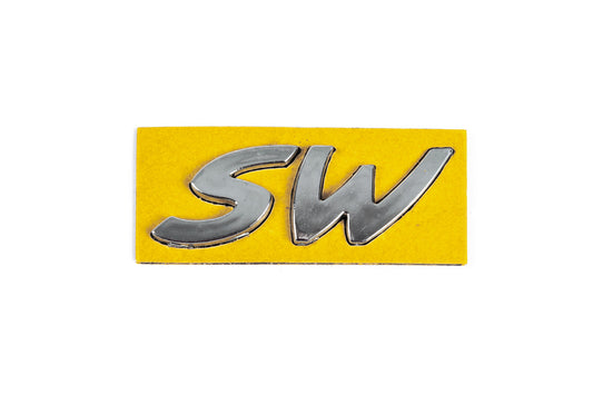 Emblem SW (64mm x 21mm) for Peugeot 407 2004-2011 - image 1